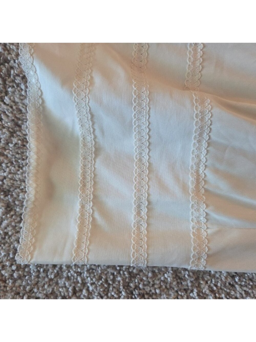 VTG Lorraine Full Length Slip Maxi S-L Off-White - Picture 5 of 7